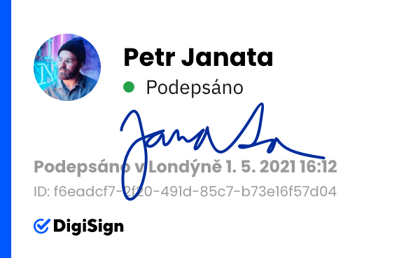 Podpis Petr Janata